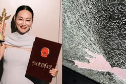 Diễn viên Huệ Anh Hồng gặp cướp, ôtô bị đập vỡ cửa kính