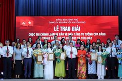Lan tỏa những tác phẩm chính luận từ thực tiễn công tác dân tộc, tôn giáo
