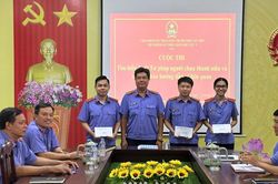 VKSND khu vực 5, TP Cần Thơ thi tìm hiểu Luật Tư pháp người chưa thành niên