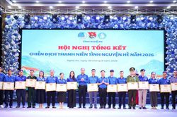 Nghệ An: Hoàn thành và vượt mức 9/9 chỉ tiêu trọng tâm chiến dịch thanh niên tình nguyện Hè 2026