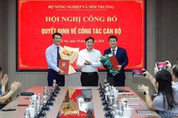 Bộ Nông nghiệp và Môi trường bổ nhiệm Cục trưởng và Cục phó Cục Biến đổi khí hậu