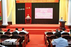Xã Lưu Vệ học tập, quán triệt các nghị quyết, chỉ thị, kết luận, quy định mới