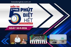 Điểm tin '5 phút biết hết' sáng 30-9: Khởi công xây dựng cầu Cát Lái và cầu Long Hưng