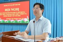 Đồng chí Huỳnh Minh Tuấn: Xã Mỹ Thành phấn đấu hơn để hoàn thành toàn diện các nhiệm vụ