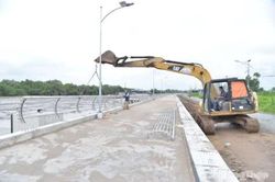 Đồng Tháp: Kè sông Cần Lộc và kè phía Tây sông Long Uông tăng tốc về đích
