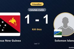 Papua New Guinea kiên cường cầm hòa Solomon Islands trong trận giao hữu tại Suva