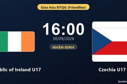 Nhận định Republic of Ireland U17 vs Czechia U17 - Giao hữu ĐTQG (Friendlies)