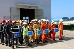 Nhà máy Nhiệt điện Vĩnh Tân 2: Diễn tập ứng phó sự cố kép tại Trạm khí Clo