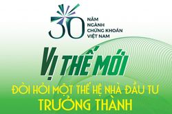 30 năm ngành Chứng khoán Việt Nam: Vị thế mới đòi hỏi một thế hệ nhà đầu tư trưởng thành