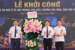 Phú Thọ khởi công xây 680 căn nhà ở xã hội, dự kiến hoàn thành năm 2029