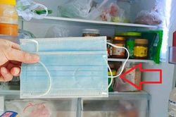 Đặt một chiếc khẩu trang vào tủ lạnh, nhiều người bất ngờ khi biết công dụng thực sự