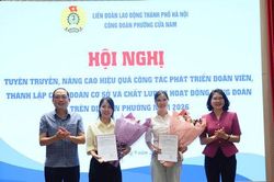 Phường Cửa Nam: Chú trọng công tác phát triển đoàn viên và thành lập Công đoàn cơ sở
