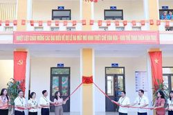 Thường Tín ra mắt mô hình điểm thiết chế Nhà văn hóa - Khu thể thao thôn Văn Trai