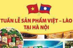 Tuần lễ sản phẩm Việt - Lào tại Hà Nội