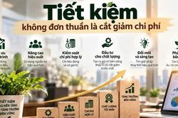 Tiết kiệm không đơn thuần là cắt giảm chi phí