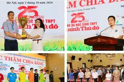 Toàn cảnh lễ bốc thăm giải bóng đá học sinh mùa giải lớn nhất lịch sử