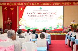 An Giang: Xã An Biên chúc thọ, mừng thọ cho 578 người cao tuổi