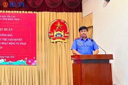 VKSND tỉnh Đồng Tháp nâng cao chất lượng công tác tiếp công dân, giải quyết khiếu nại, tố cáo
