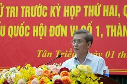 Trưởng Ban Nội chính Trung ương Lê Minh Trí tiếp xúc cử tri tại Đồng Nai