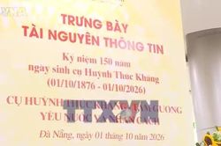 Kỷ niệm 150 năm Ngày sinh cụ Huỳnh Thúc Kháng tại Đà Nẵng