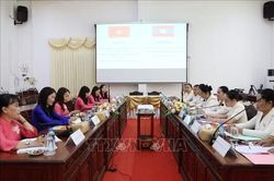 Tăng cường hợp tác toàn diện giữa Hội phụ nữ địa phương Việt Nam - Lào