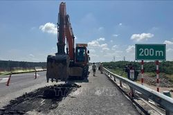Hoàn thành sửa chữa vết nứt trên cao tốc Biên Hòa – Vũng Tàu