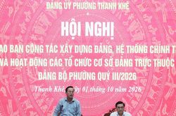 Phường Thanh Khê kết nạp 179 đảng viên, giải quyết hồ sơ đúng hạn đạt gần 100%