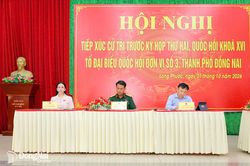 Tổ đại biểu Quốc hội đơn vị số 3, thành phố Đồng Nai tiếp xúc cử tri các xã Long Phước, Phước Thái và Đại Phước