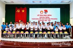Xã Vĩnh Bình: Nhiều hoạt động tiếp sức học sinh có hoàn cảnh khó khăn
