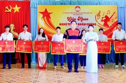 Đội xã Tây Ninh Hòa đạt giải A Liên hoan Nghệ thuật quần chúng Cụm thi đua số 3