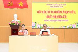 Đại biểu Quốc hội tỉnh Khánh Hòa tiếp xúc cử tri 3 phường khu vực Nha Trang