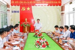 Ban Kinh tế Ngân sách HĐND tỉnh Khánh Hòa khảo sát khu vực thực hiện dự án tại xã Vĩnh Hải