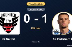Vidovic lập công, SC Paderborn 07 giành chiến thắng trước DC United