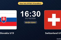 Nhận định Slovakia U19 vs Switzerland U19: Bản lĩnh sân khách được thử lửa