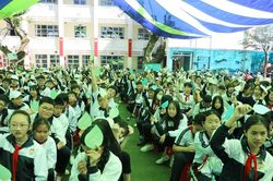 Hơn 1.200 cán bộ, giáo viên và học sinh phường Cam Ly - Đà Lạt hưởng ứng Tuần lễ học tập suốt đời