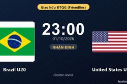 Nhận định Brazil U20 vs United States U20: Màn so tài của hai đội vào phom