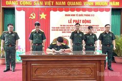 Đoàn Kinh tế – Quốc phòng 313 phát động thi đua cao điểm
