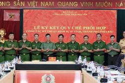 Ký kết quy chế phối hợp công tác kỹ thuật hình sự Công an 7 tỉnh, thành phố phía Bắc