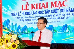 Quảng Ninh thực học, thực hành, làm chủ công nghệ số và trí tuệ nhân tạo để xây dựng xã hội học tập