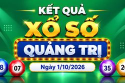 Kết quả xổ số Quảng Trị hôm nay 1/10/2026 - XSQT 1/10