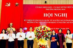 Xây dựng môi trường sống thân thiện, nghĩa tình đối với người cao tuổi phường Hoàng Mai