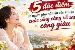 5 đặc điểm để người phụ nữ hậu vận thuận lợi, cuộc sống càng về sau càng giàu