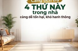Càng tích trữ 4 thứ này trong nhà càng tổn hại, khó hanh thông