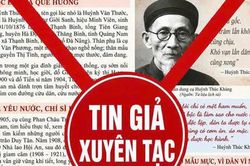 Công an cảnh báo tờ rơi giả mạo, xuyên tạc thông tin về cụ Huỳnh Thúc Kháng