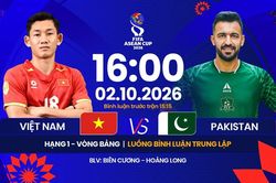 Nhận định trận đấu Việt Nam vs Pakistan, 16h00 ngày 2.10: Nhanh chóng đứng dậy