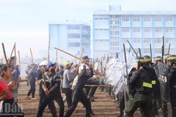 [Ảnh] Toàn cảnh diễn tập phương án giải quyết gây rối an ninh, trật tự, bạo loạn, khủng bố tại địa bàn Tây Nguyên