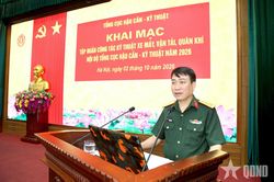 Nâng cao chất lượng công tác xe máy-vận tải, quân khí trong Tổng cục Hậu cần-Kỹ thuật