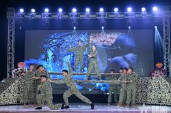 Lữ đoàn Đặc công biệt động 1 tổ chức liên hoan nghệ thuật quần chúng