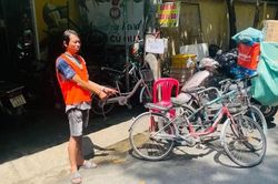 Người đàn ông có 6 tiền án bị bắt khi trộm xe đạp