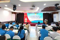 110 cán bộ công đoàn được bồi dưỡng kỹ năng nghiệp vụ công tác